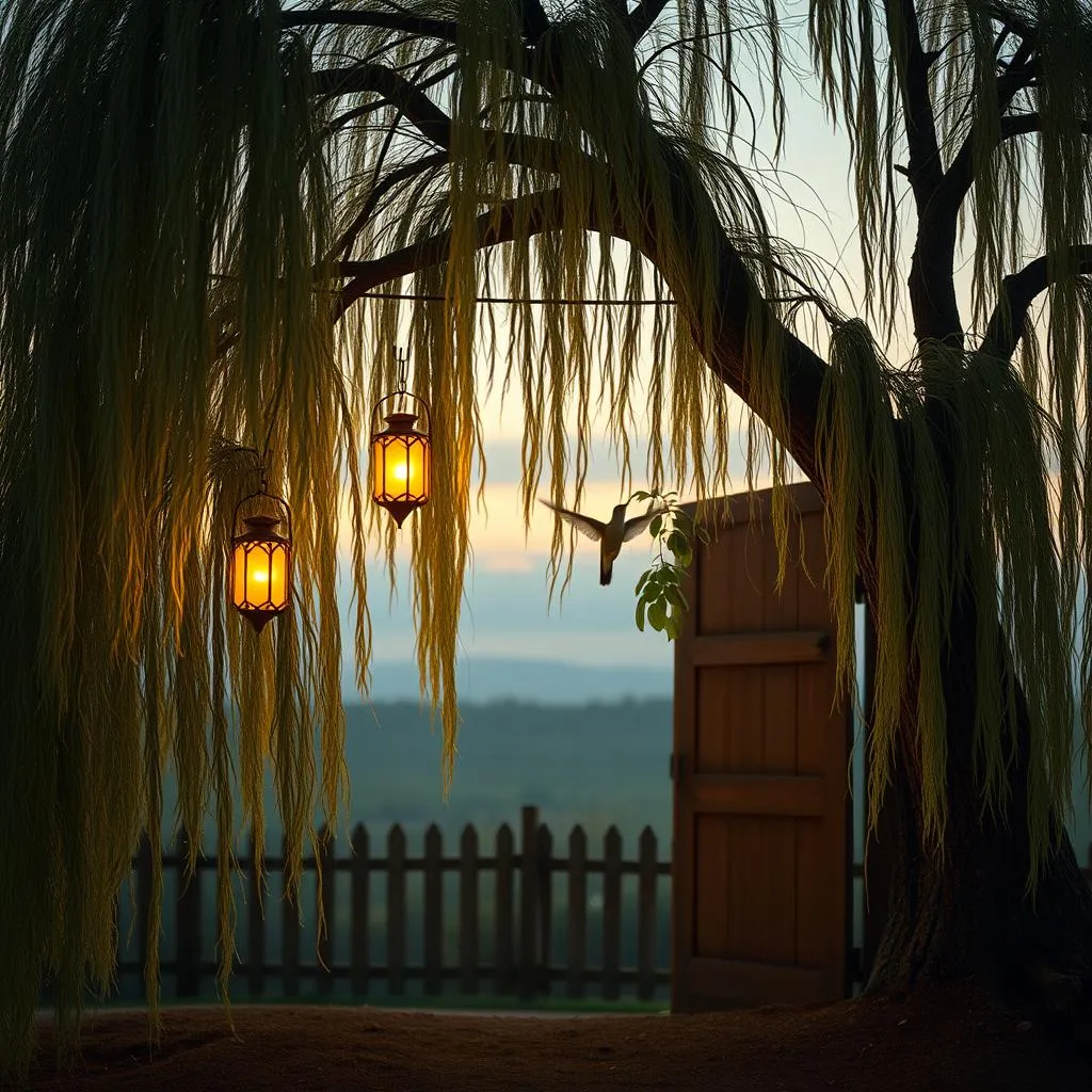 Weeping willow don't weep!