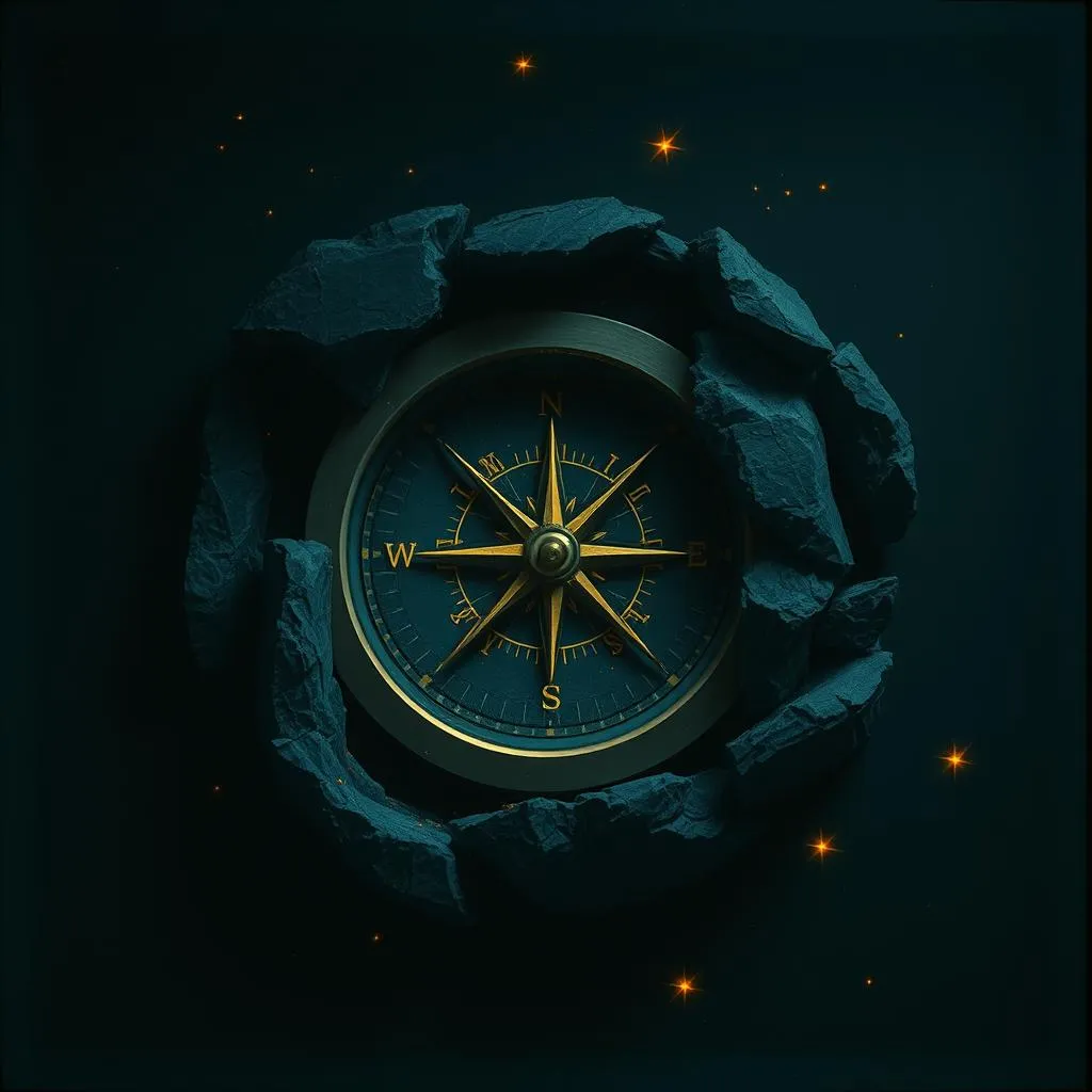 Broken compass