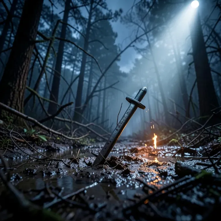 Ewige Flamme im Schatten