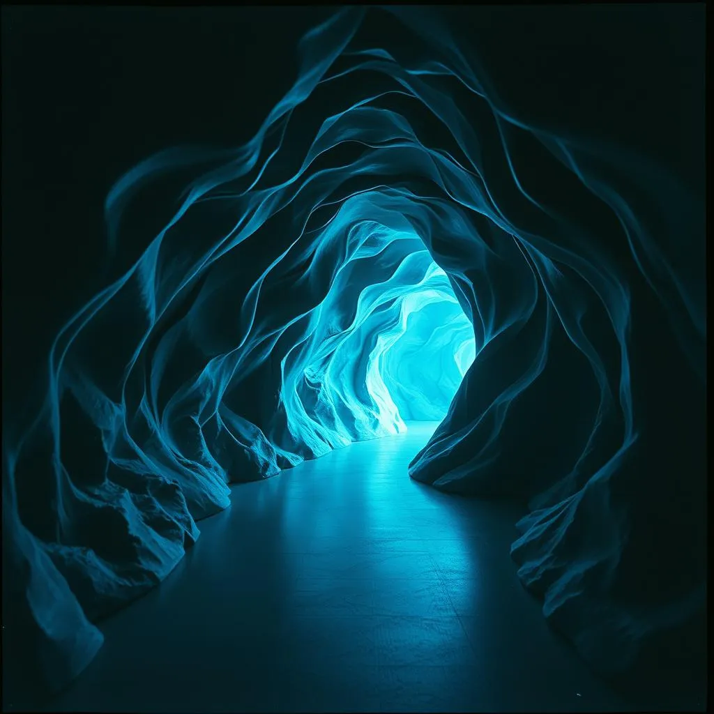 Slippery cave