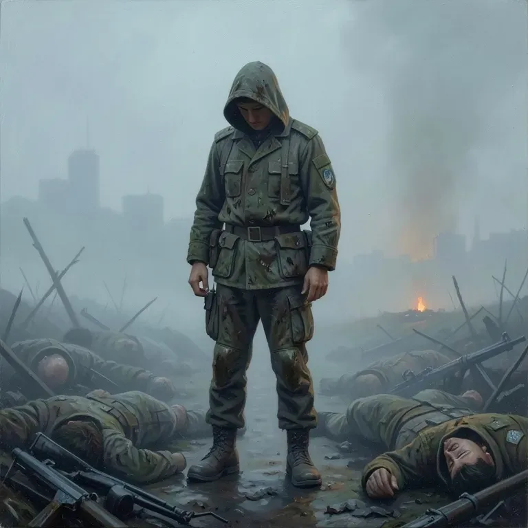Regard des tombés