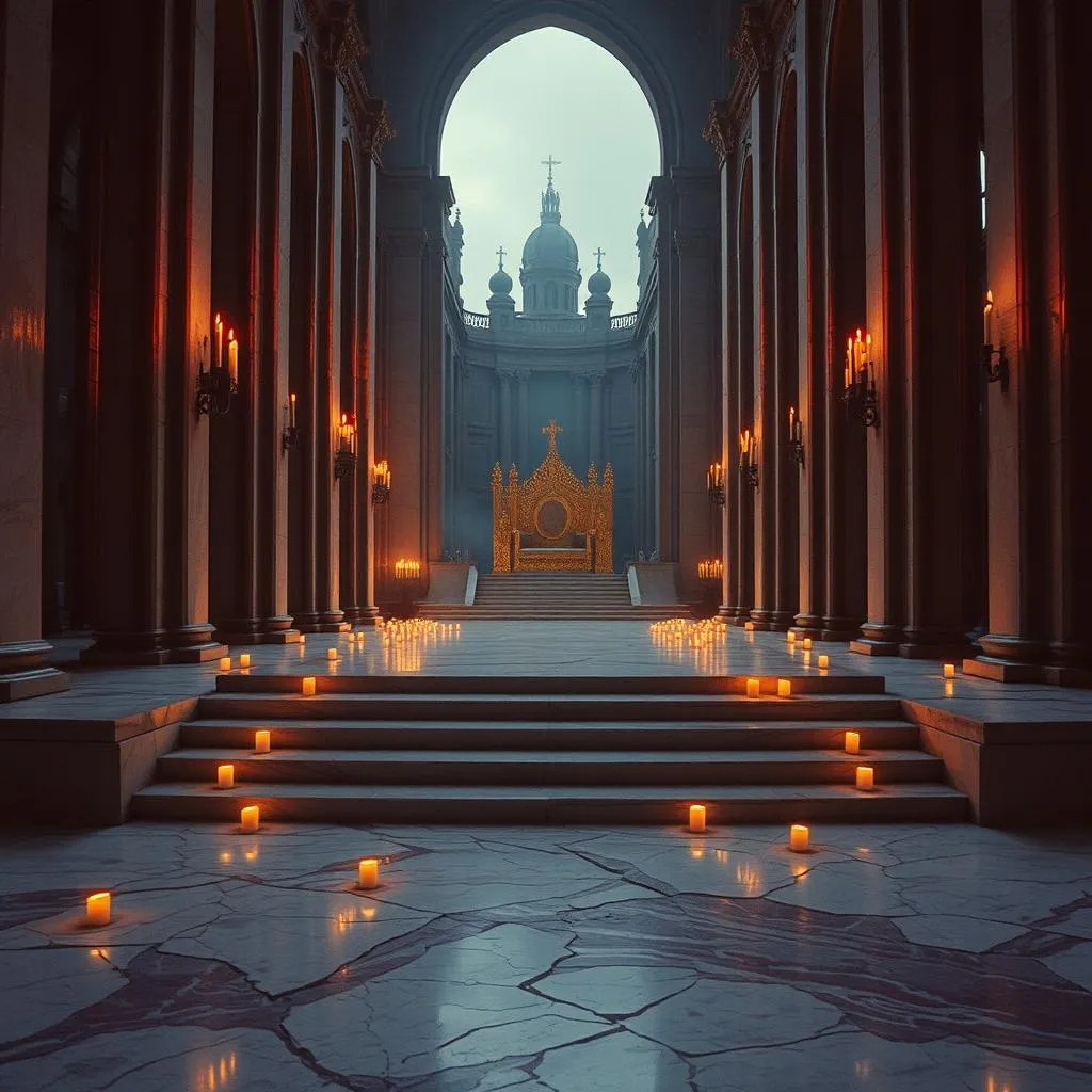 Sanctuary of broken prayers