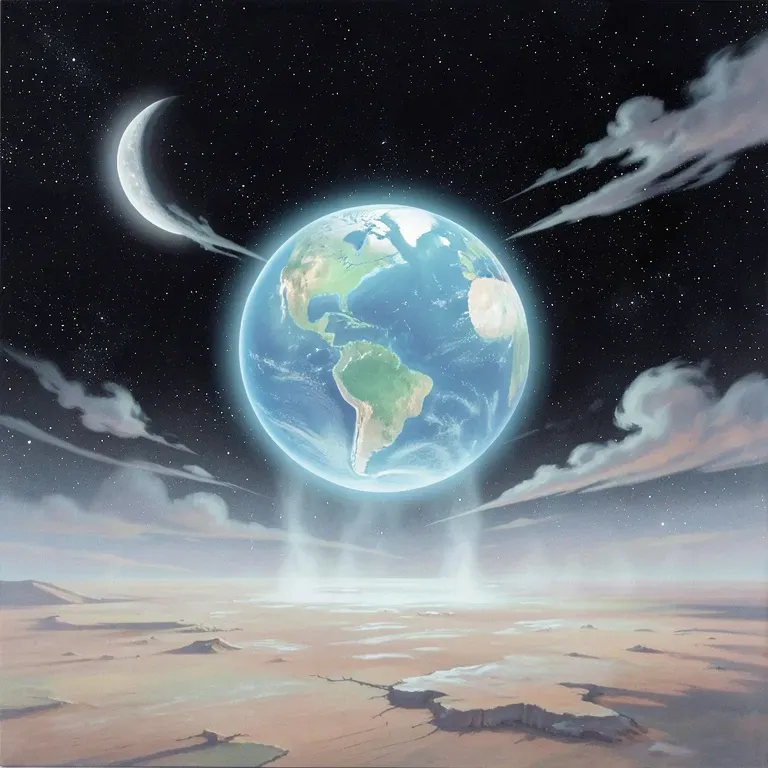 The earth and the endless sky