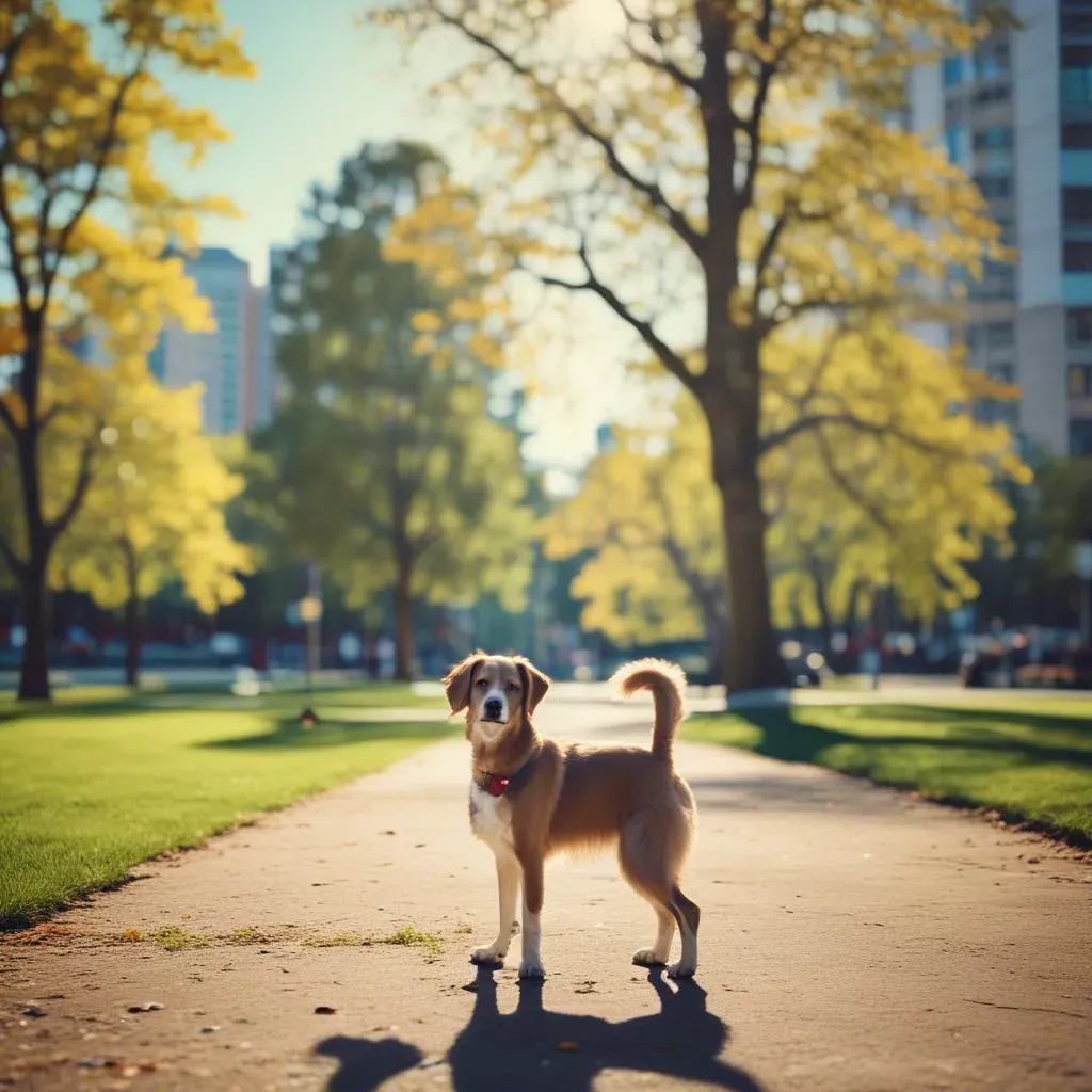 Walking Through the Park