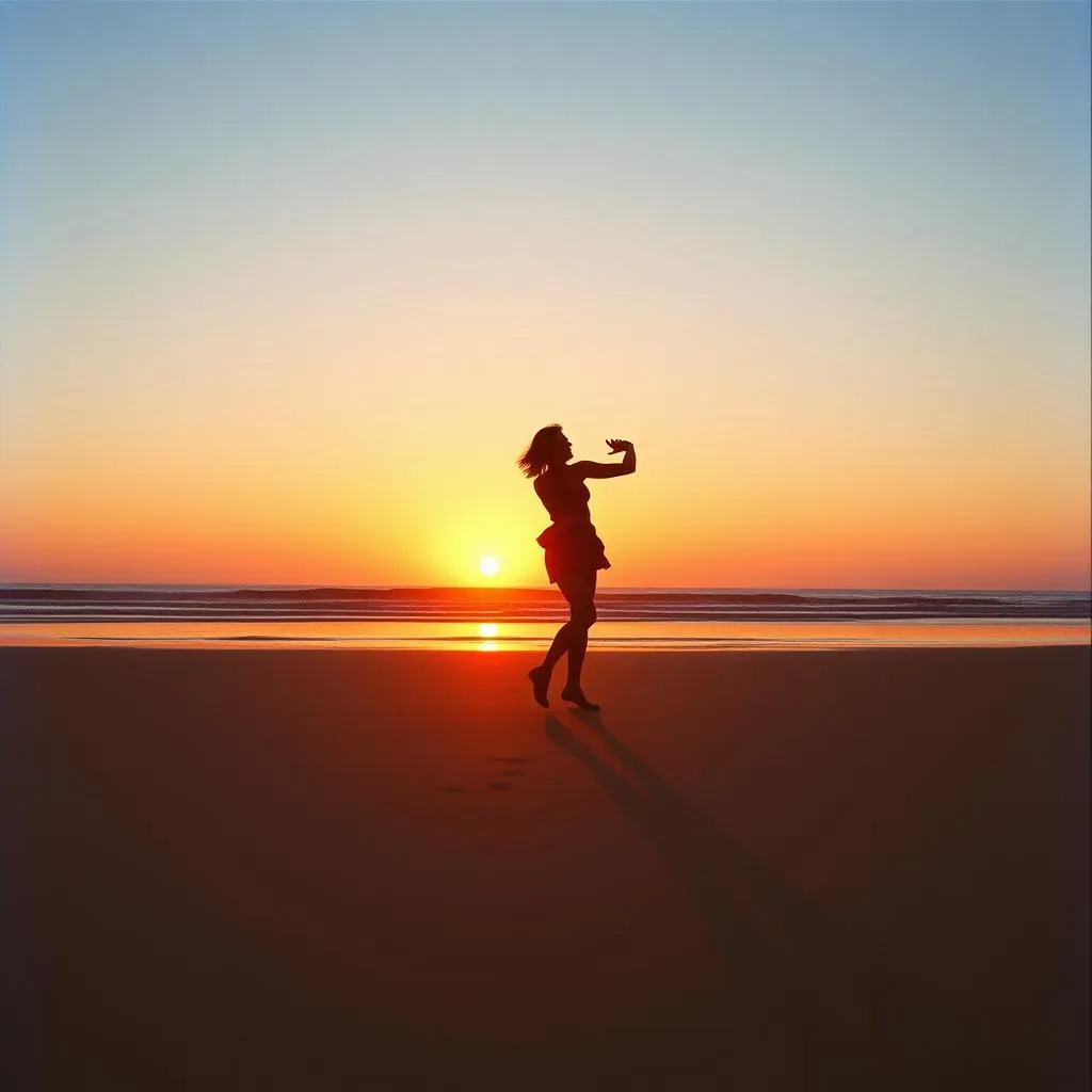 Footsteps in the sand