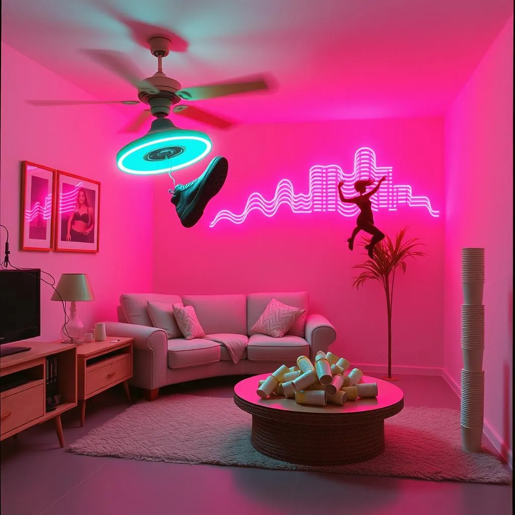 Die Wohnung hat Ausgang