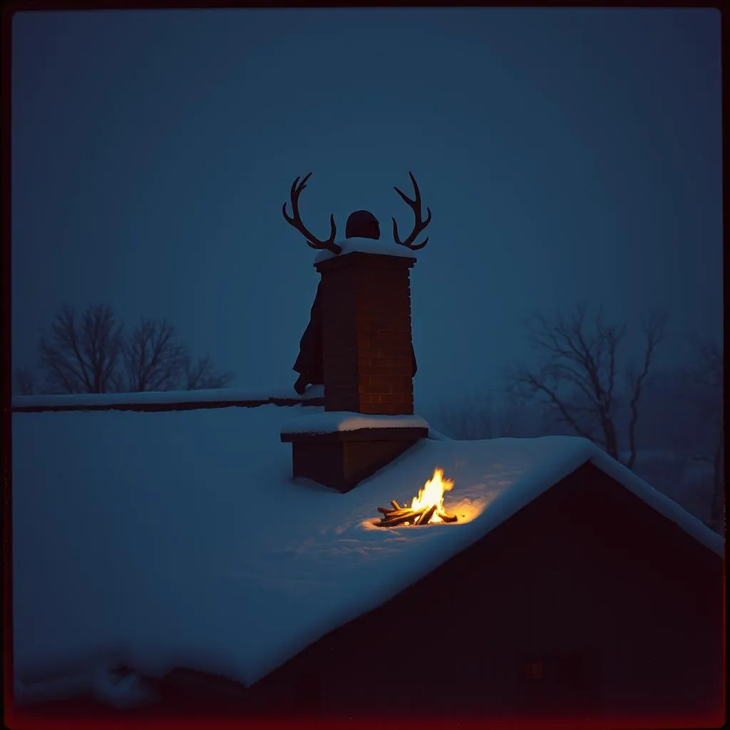 Reindeer on the Roof
