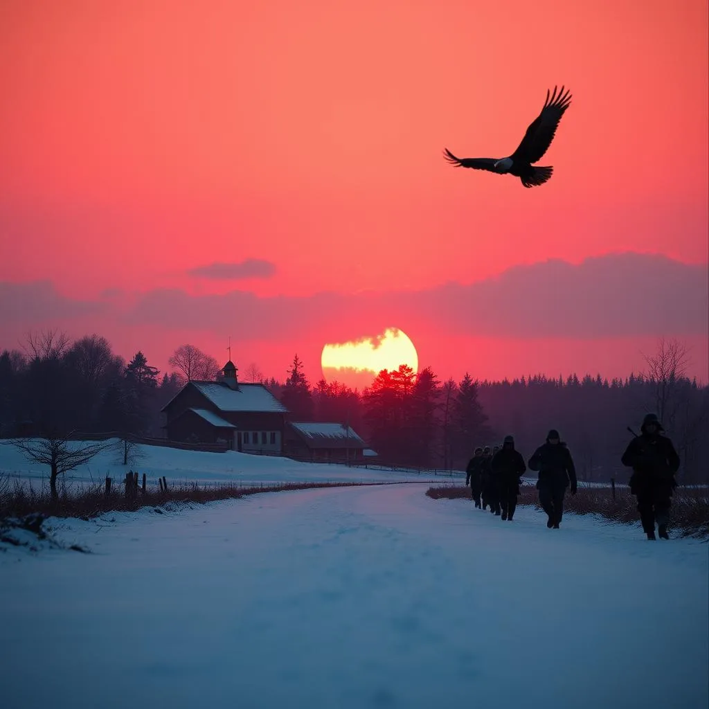 January Flames