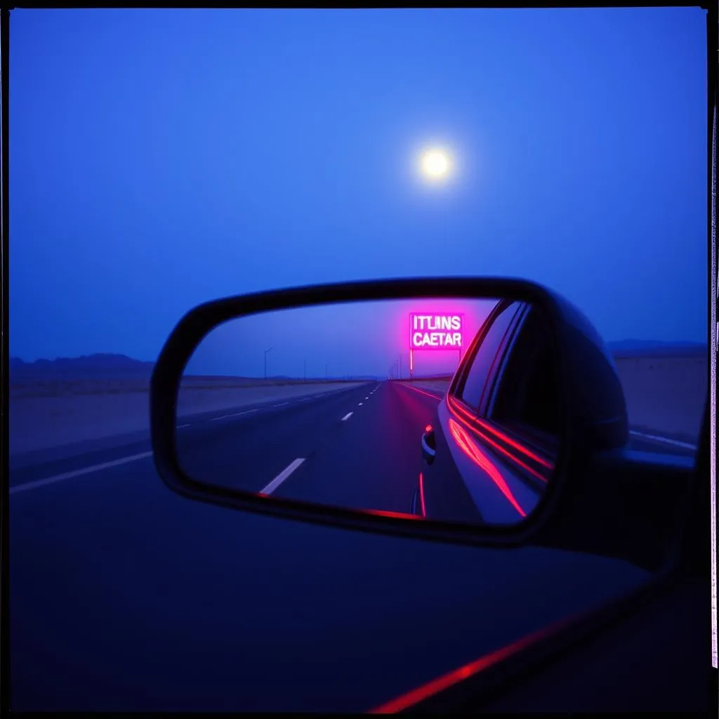 Neon in the rearview