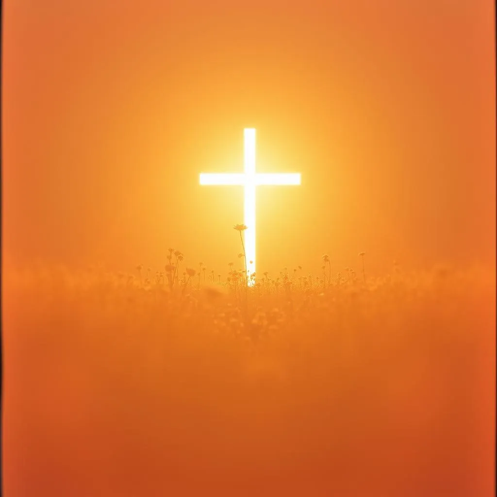 At the cross