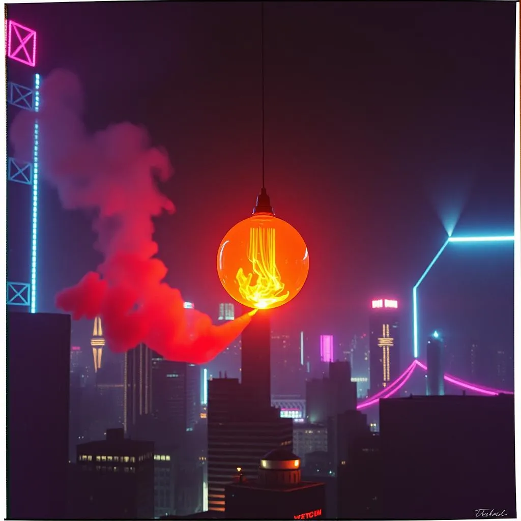 Burning fire