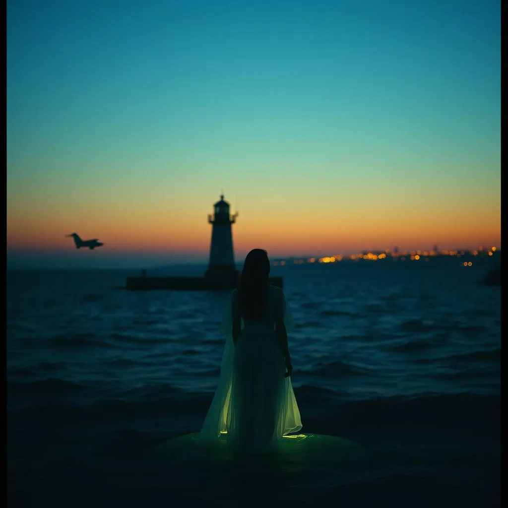 Waiting by the sea