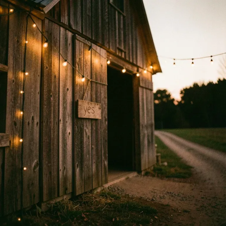 Love at the barn