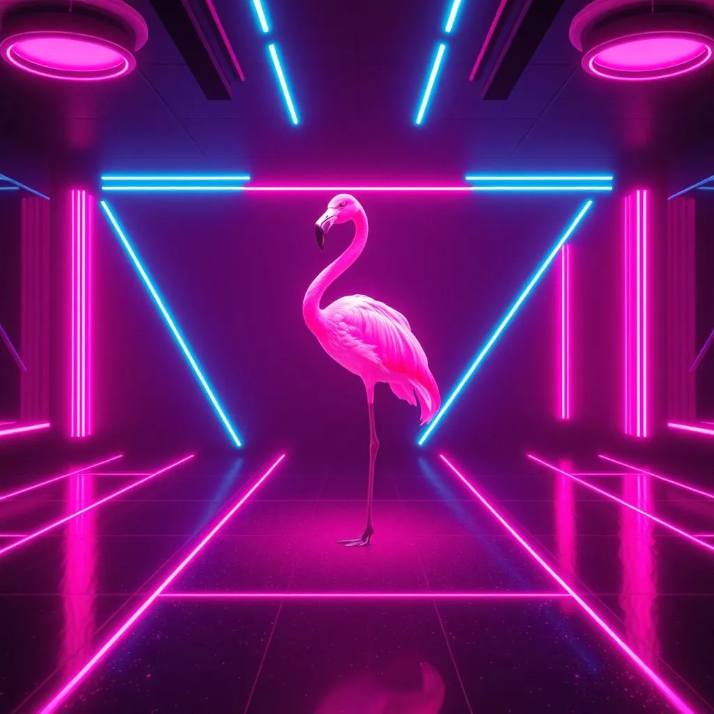 Der wilde Flamingo