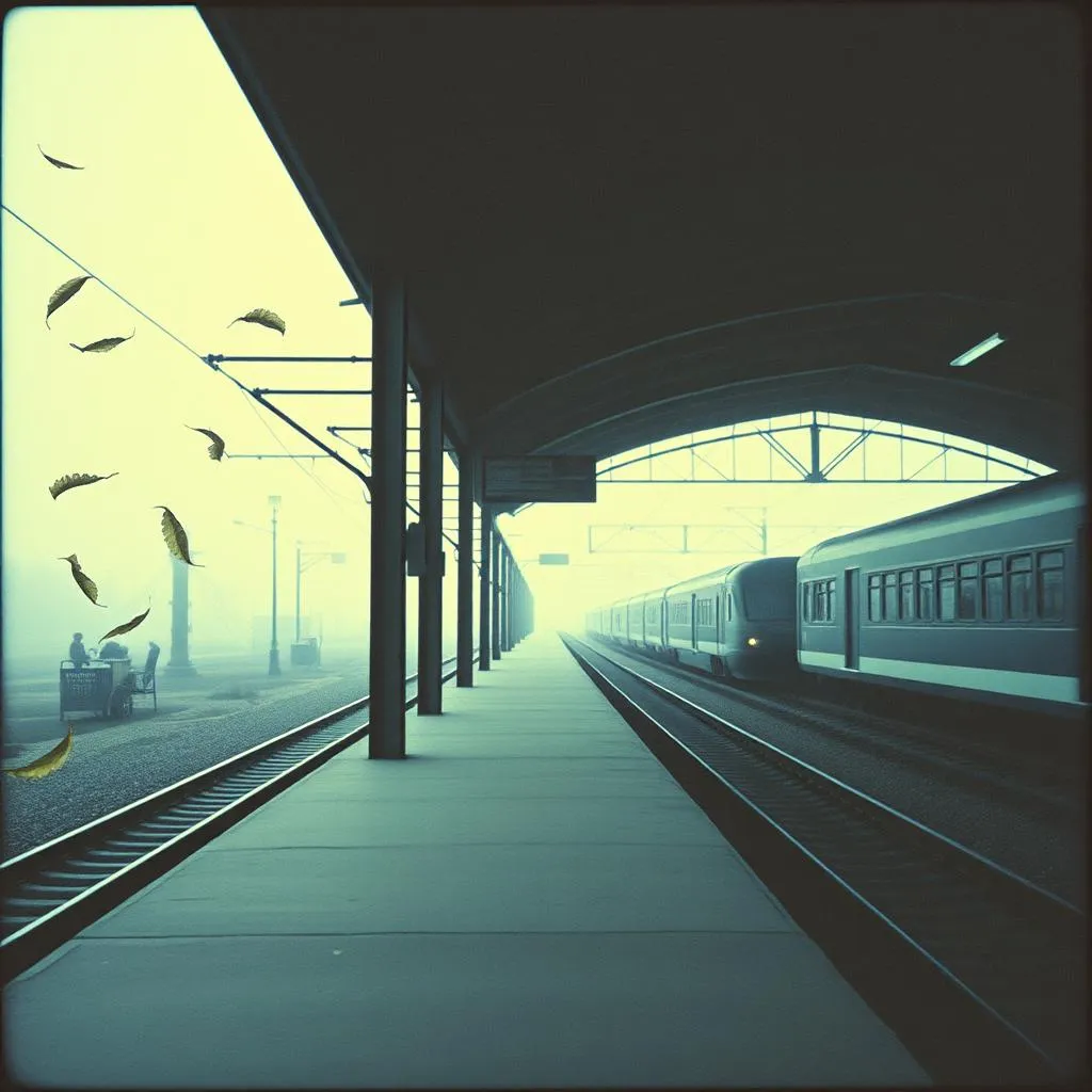 At The Train Station