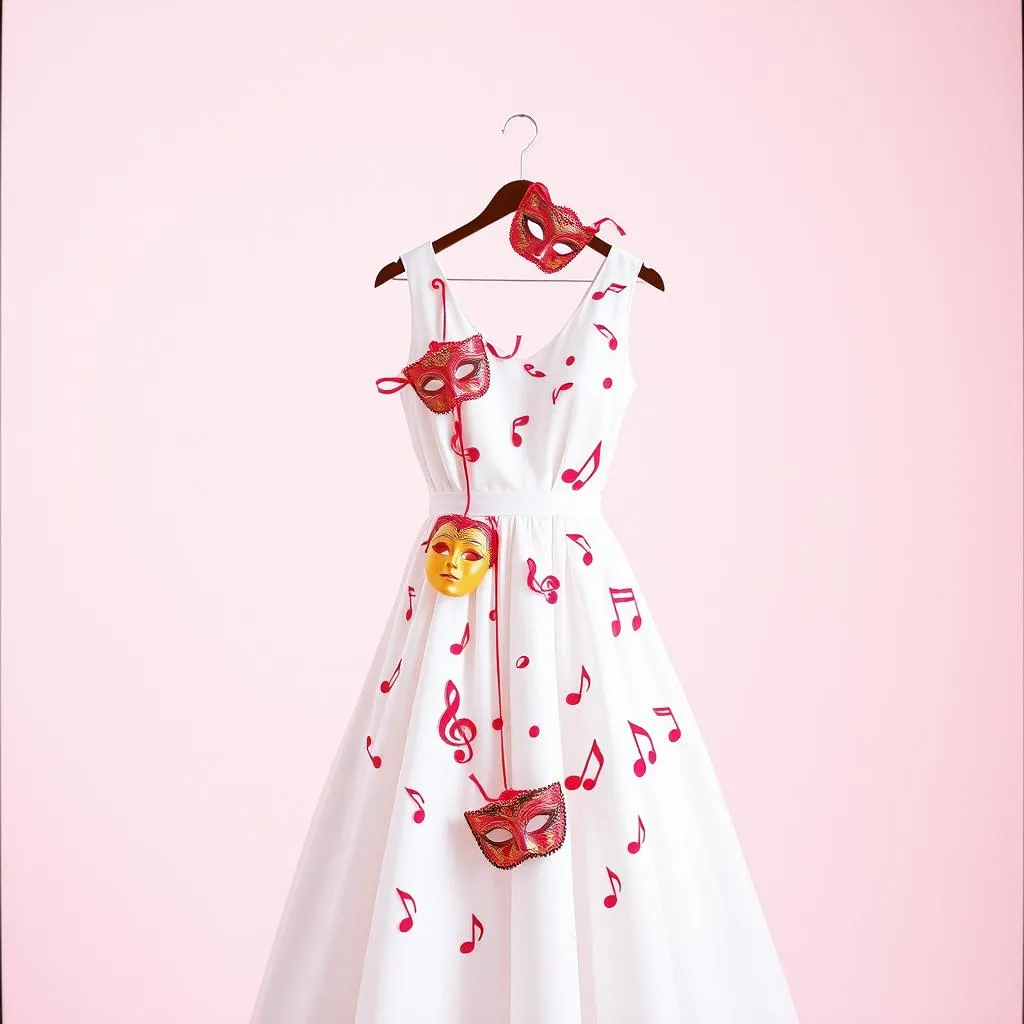 La del vestido Blanco
