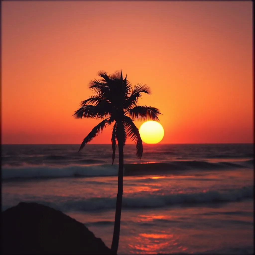 Chillin' Under the Palm Tree