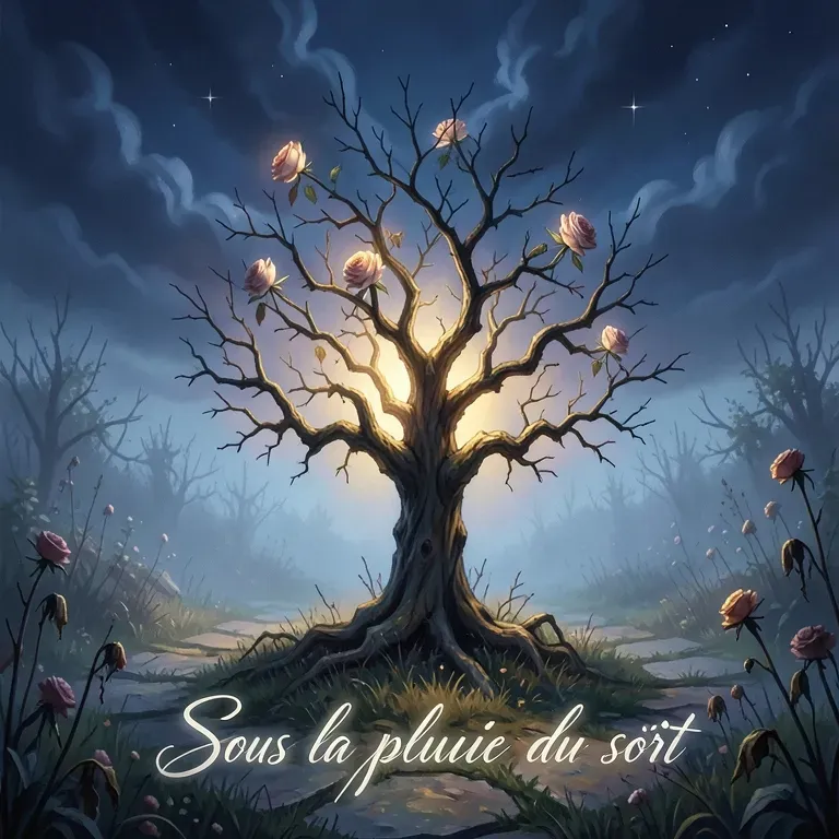Sous la pluie du soir