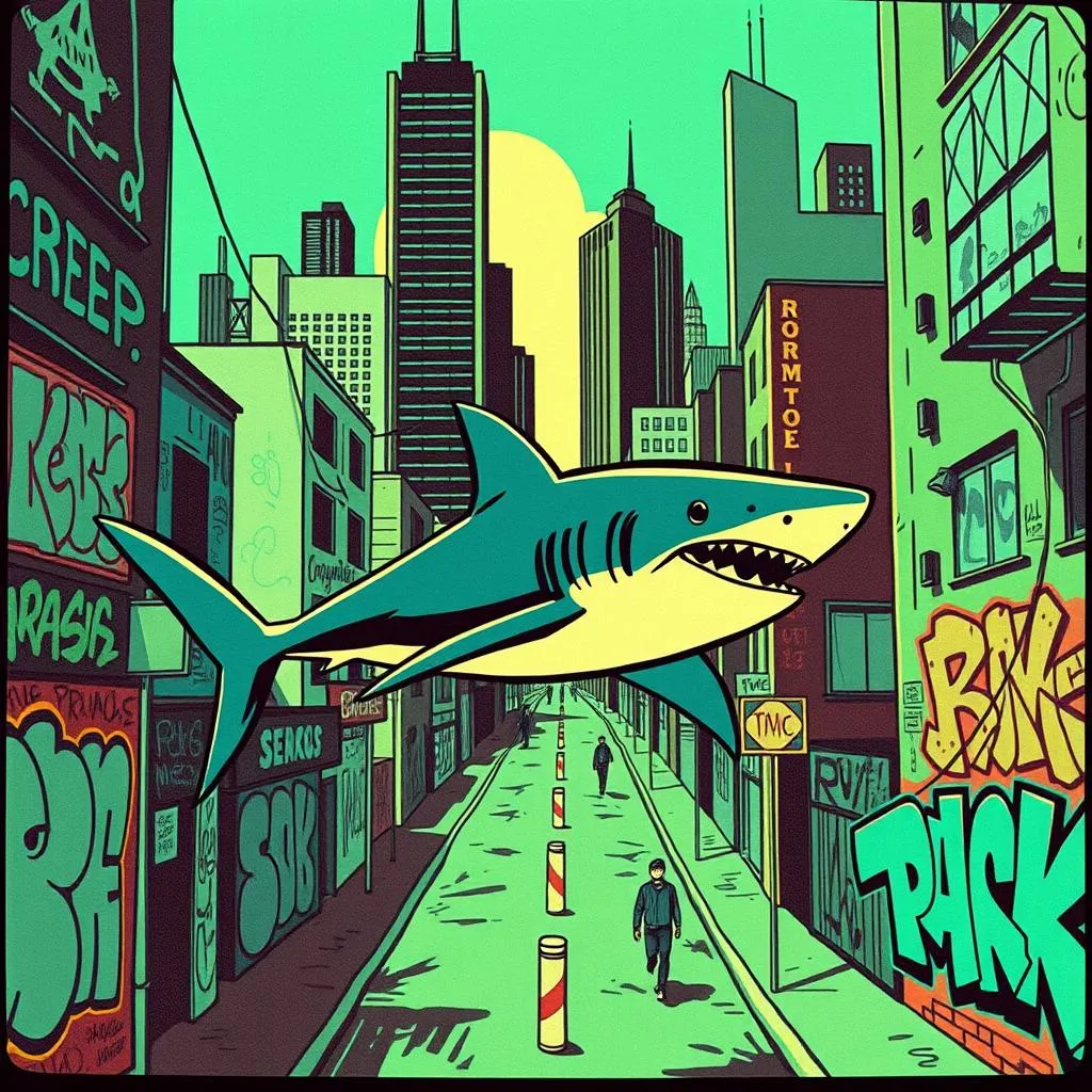 Shark moves