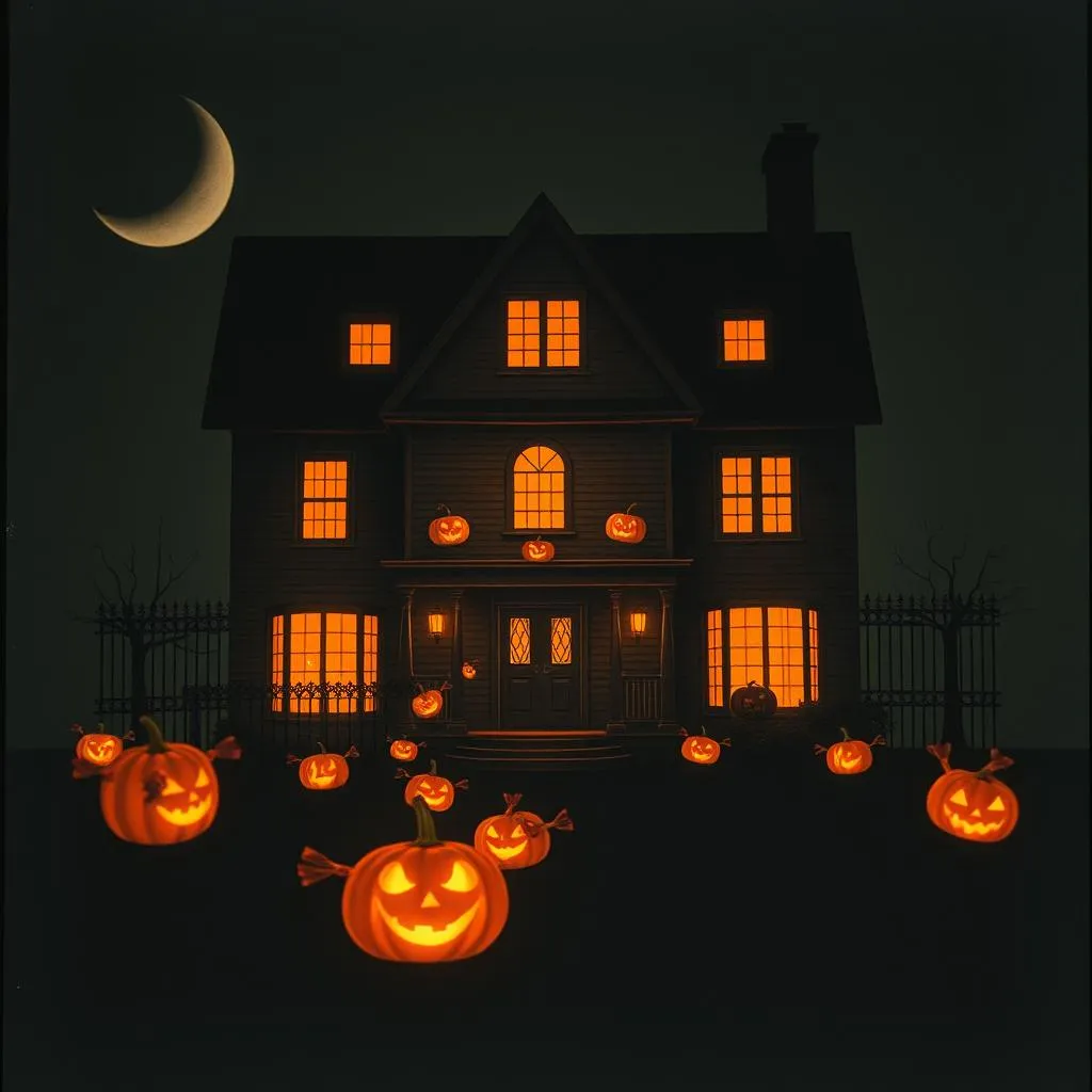 On Halloween night