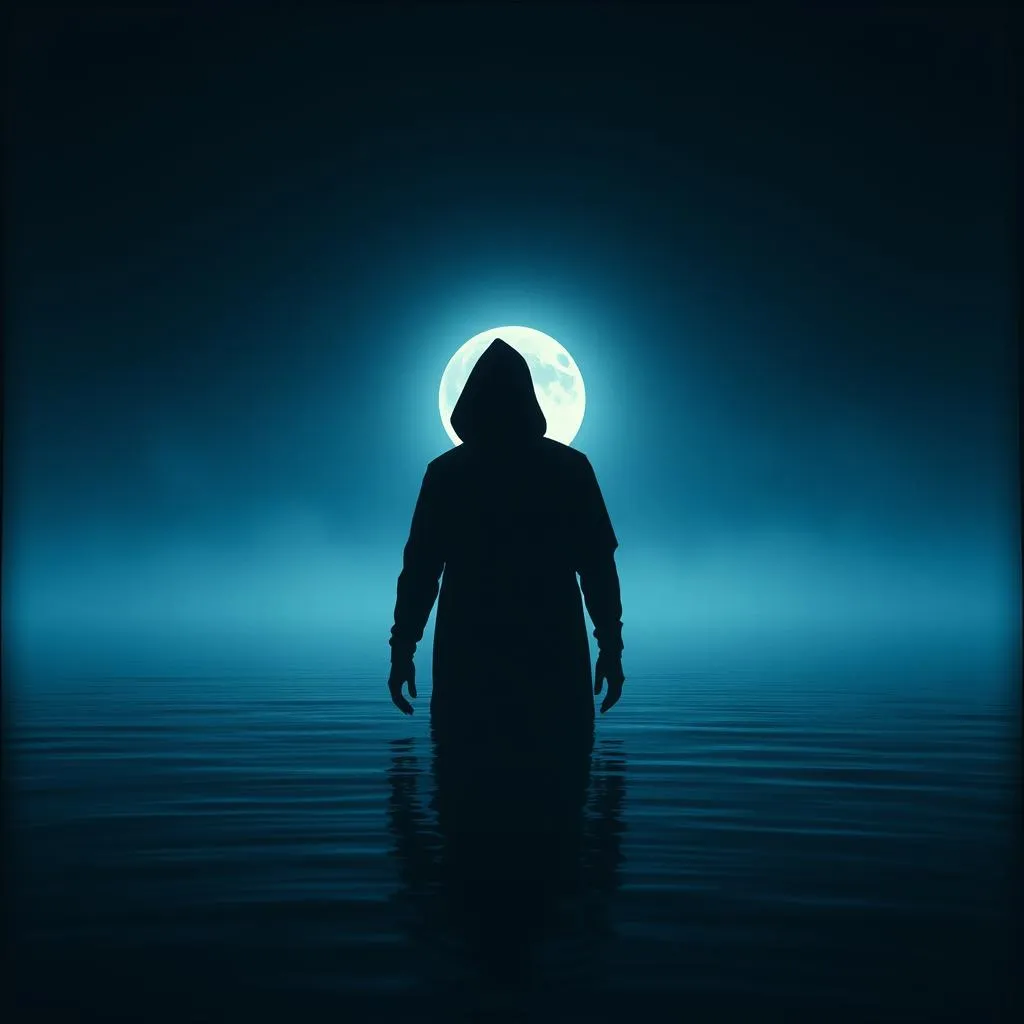 She moves in silence