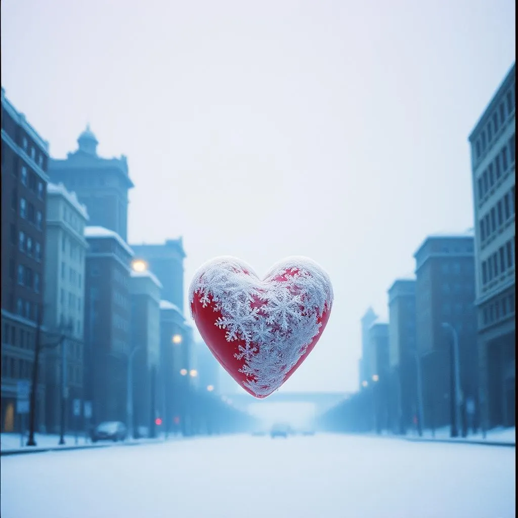 Frozen heart in Seoul