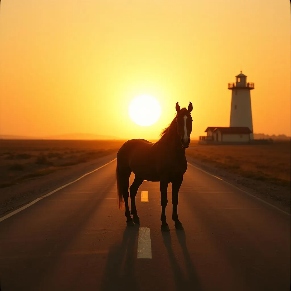 Highway aus Staub