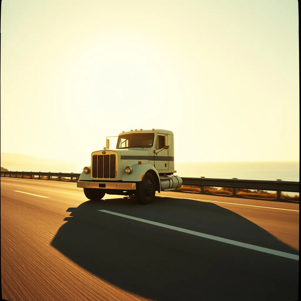 Asphalt bis ans Meer