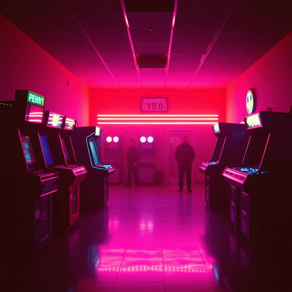 Shadows of the arcade