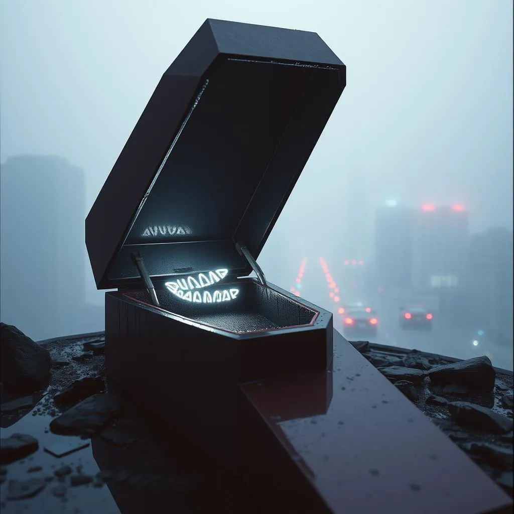 Grin on the Coffin