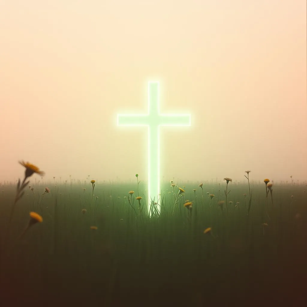 At the cross