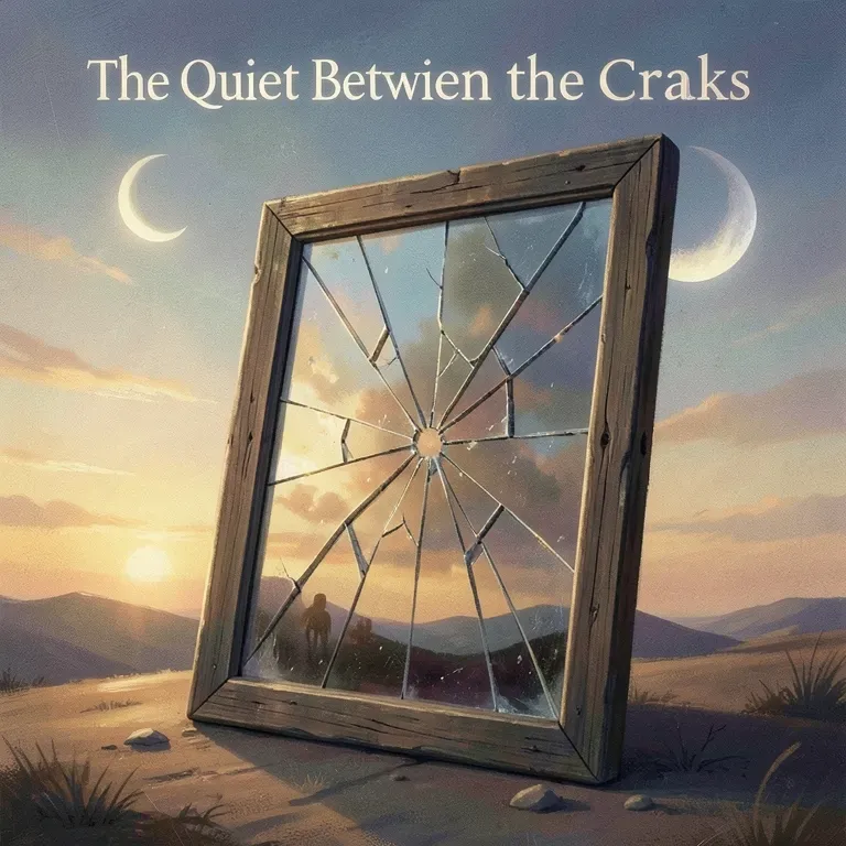 The quiet between the cracks