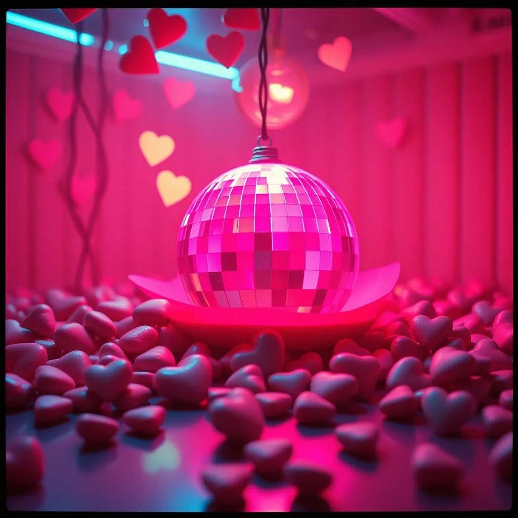 Candy Hearts and Neon Nights