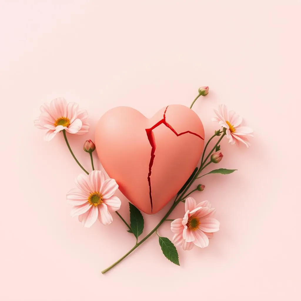 A shattered heart