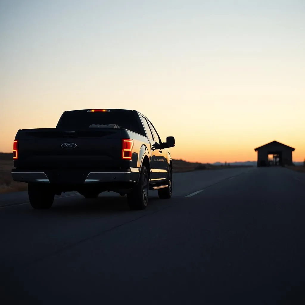 Black F-150 Goodbye