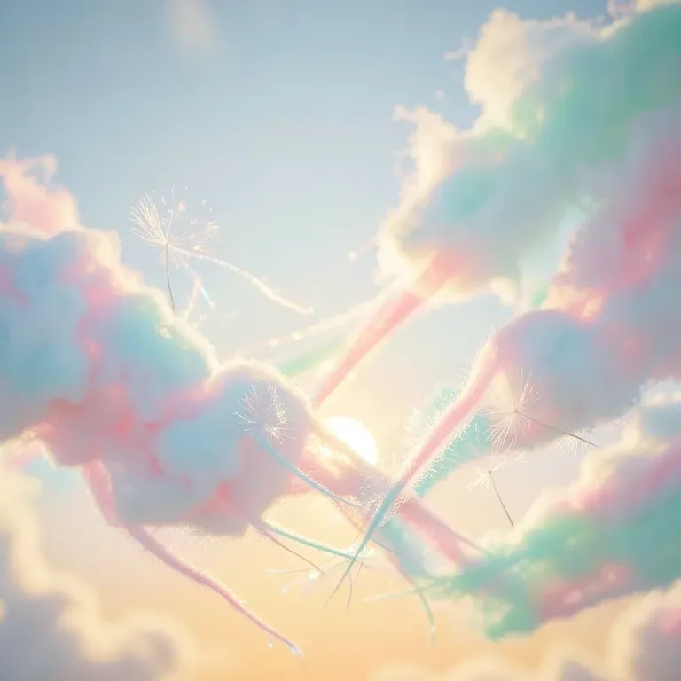 Cotton Candy Clouds