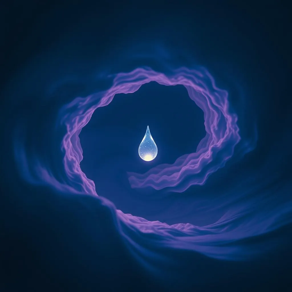 A droplet of light