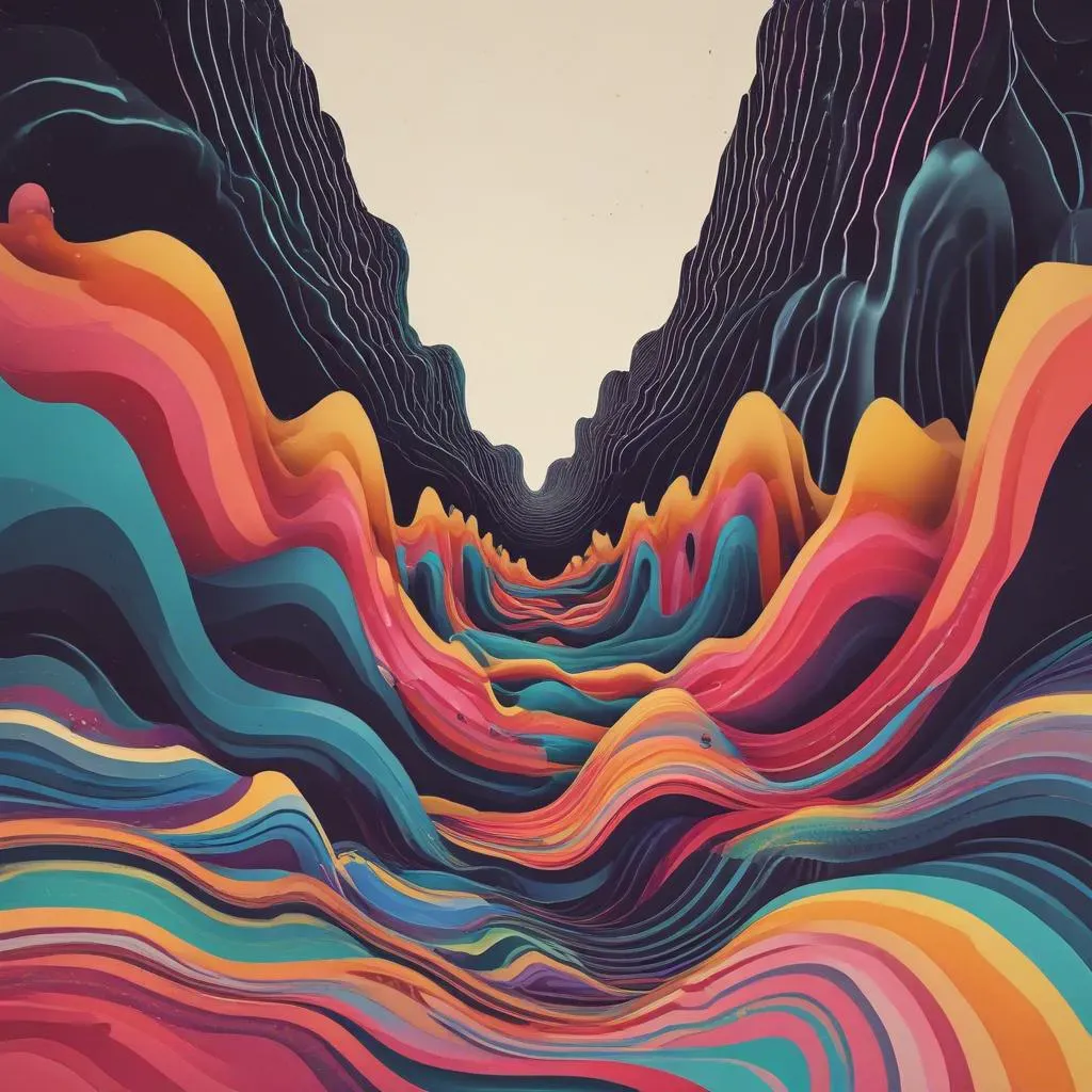 Waves at Sunset