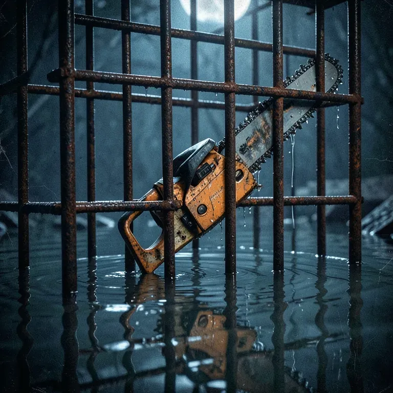 The boy beneath the saw