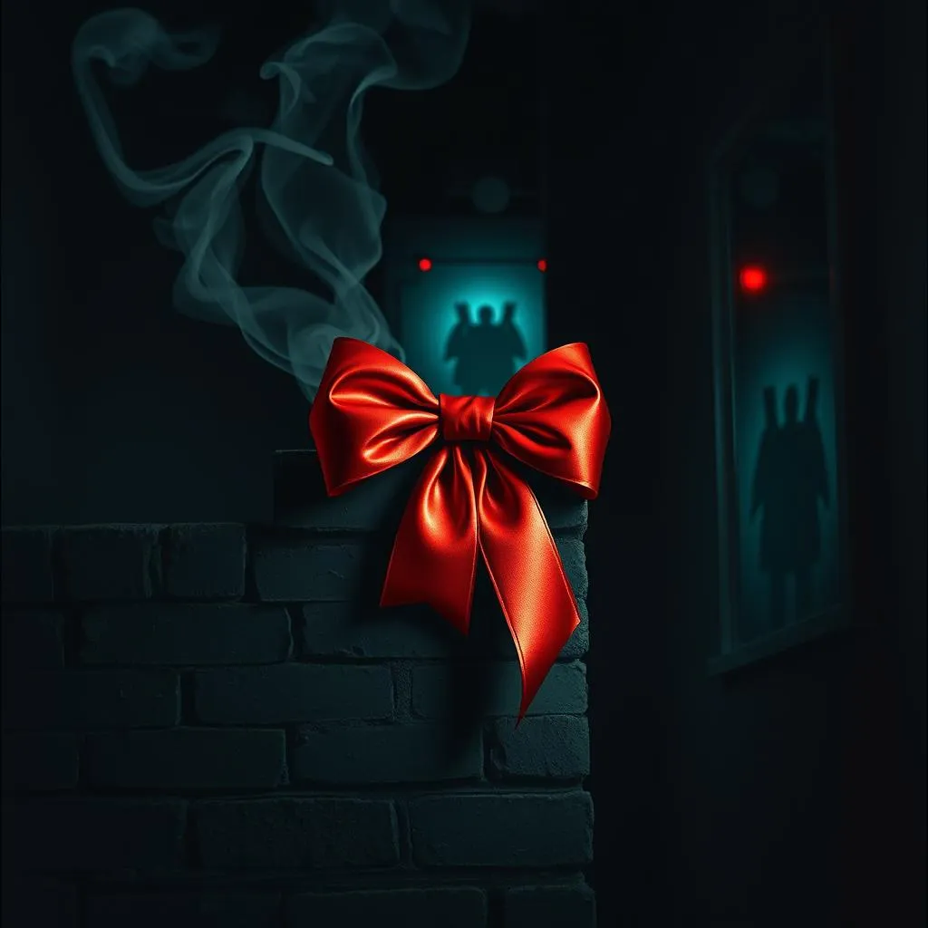 Red Bow on the Brick
