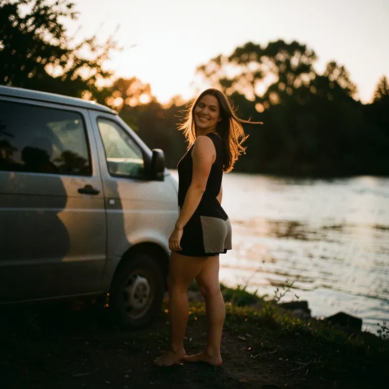 Barefoot Baddie By The River