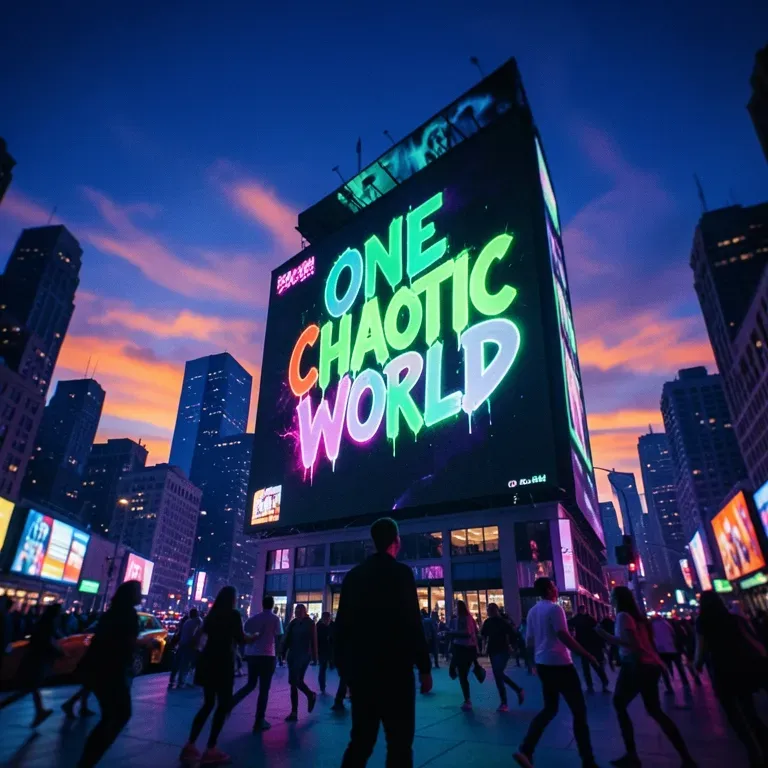 One chaotic World.(number )6075#