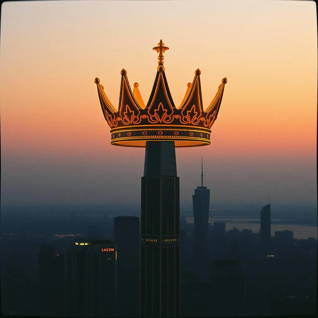 Take that crown and go away.