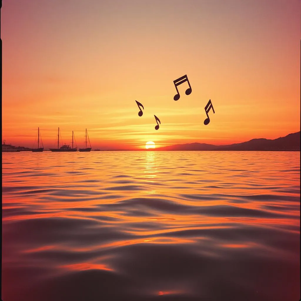 Coucher de Soleil sur le Port