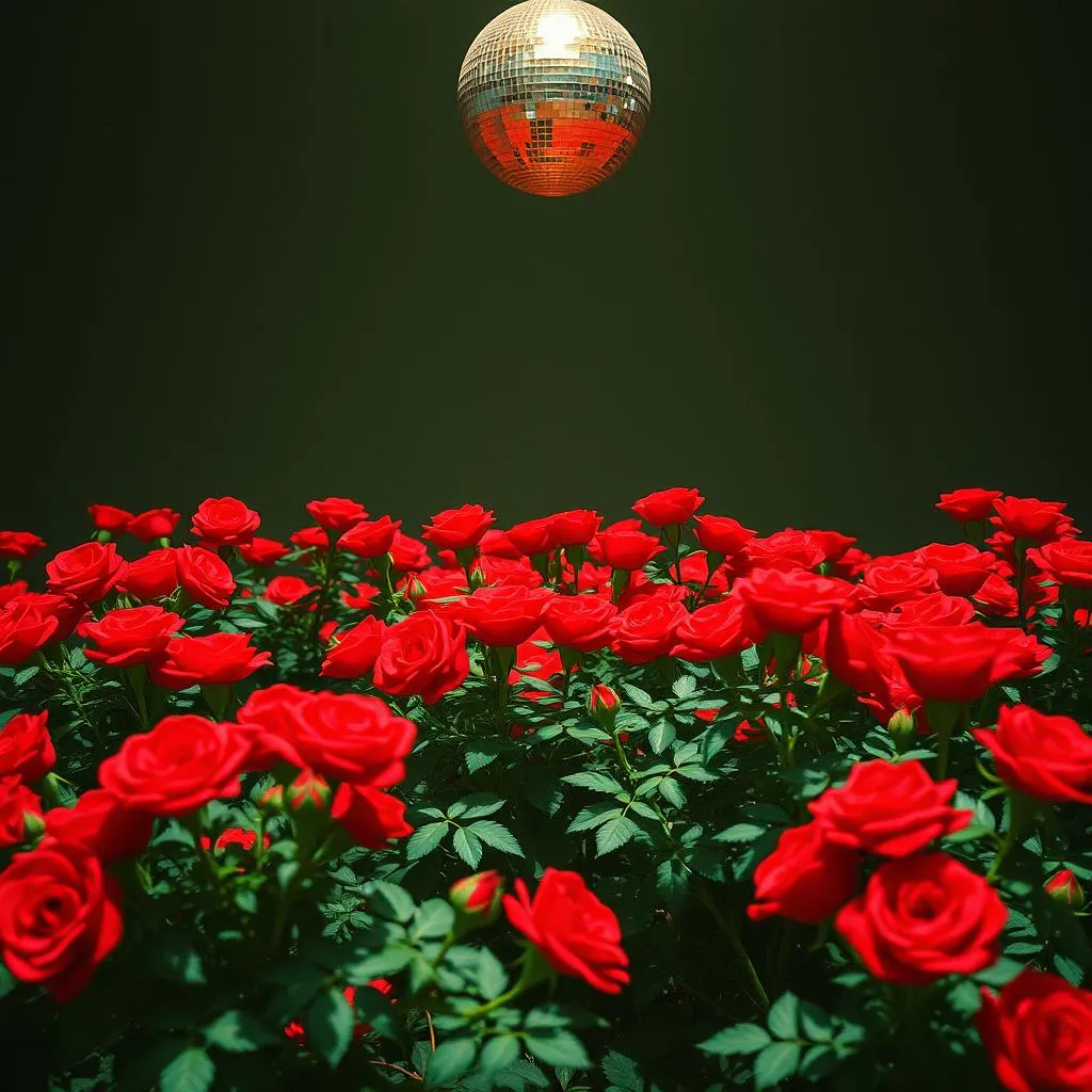 Jardinero de rosas Rojas