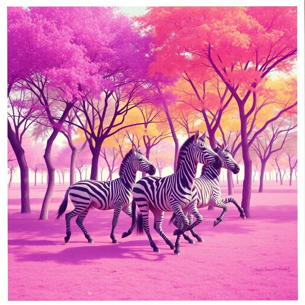 Purple Zebras
