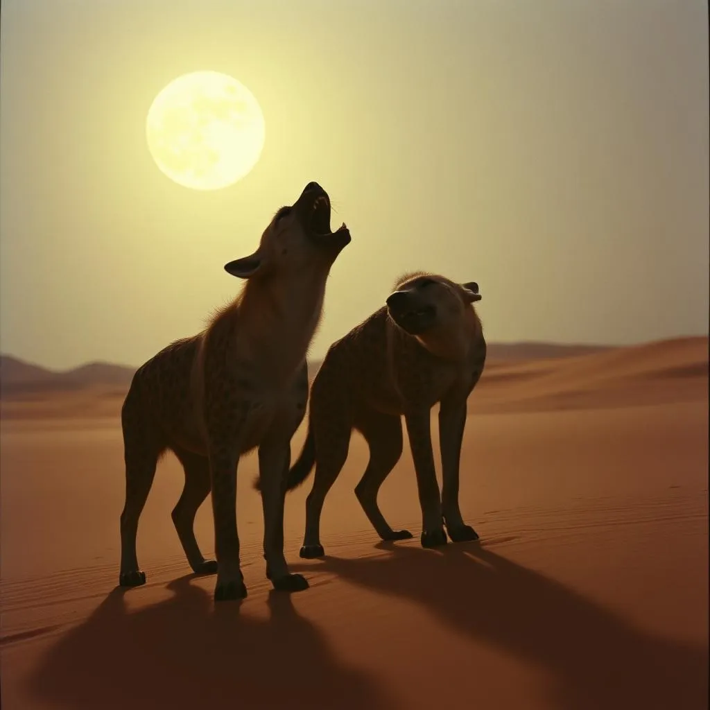 The Hyenas and the Coyote