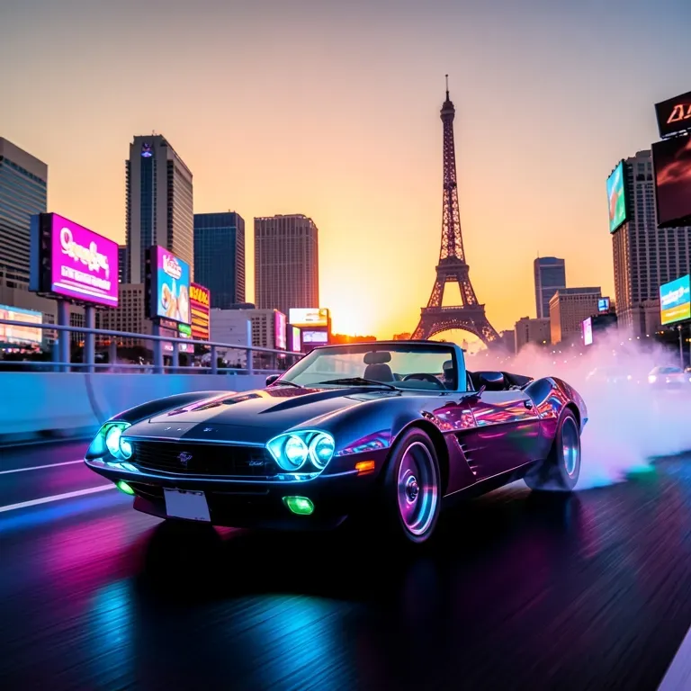 Neon Sunrise On The Strip