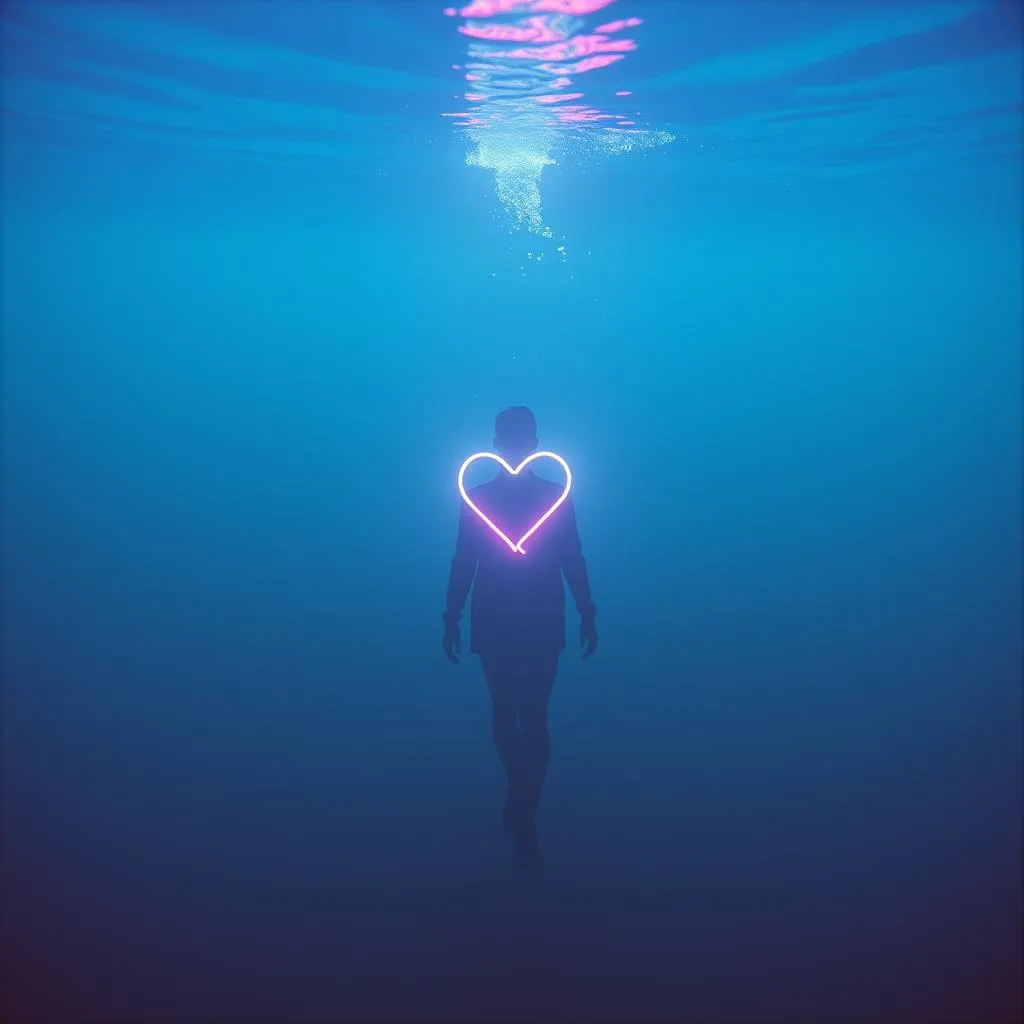Heart Underwater