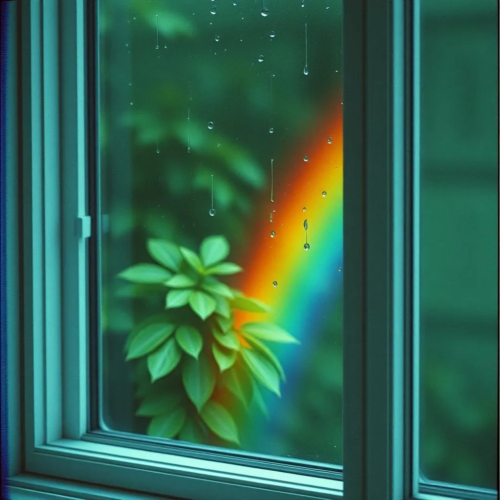 through this window I see